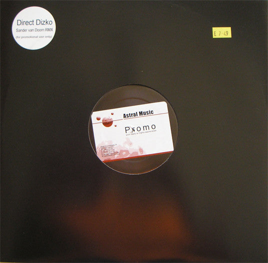 Club Scene Investigators : Direct Dizko (Sander Van Doorn Rmx) (12", S/Sided, Promo)