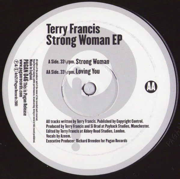 Terry Francis : Strong Woman EP (12", EP)