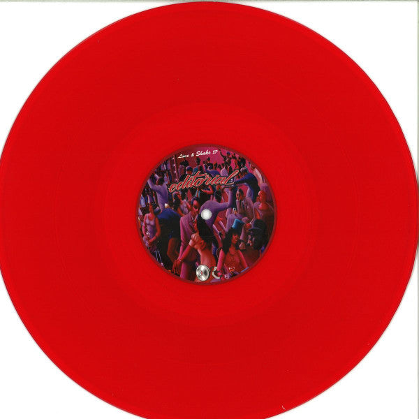 Ed Wizard & Disco Double Dee : Love & Shake EP (12", EP, Red)