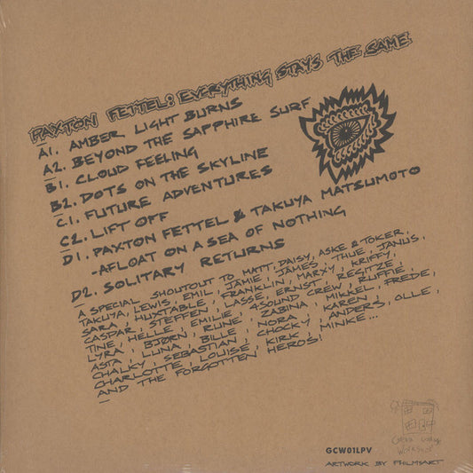 Paxton Fettel : Everything Stays The Same (2x12", Album, Ltd, 180)