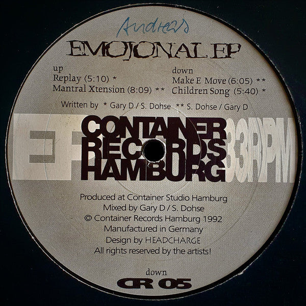 Emojonal : Emojonal EP (12", EP)