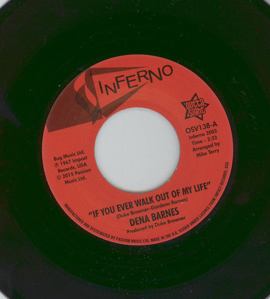 Dena Barnes : If You Ever Walk Out Of My Life (7")