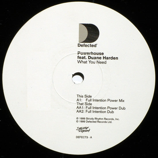 Powerhouse Feat. Duane Harden : What You Need (12", Par)