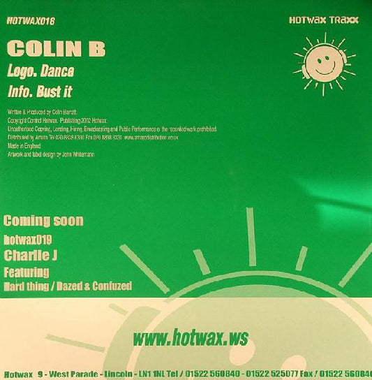 Colin B : Dance / Bust It (12")