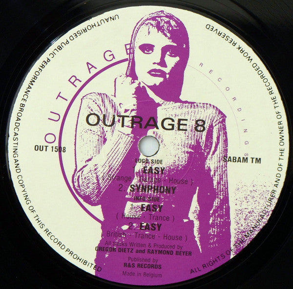 Gregor Dietz And Raymond Beyer : Outrage 8 (12")
