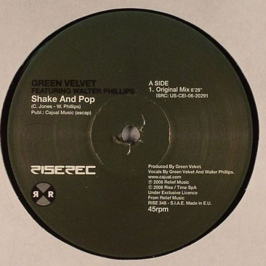 Green Velvet : Shake And Pop (12")