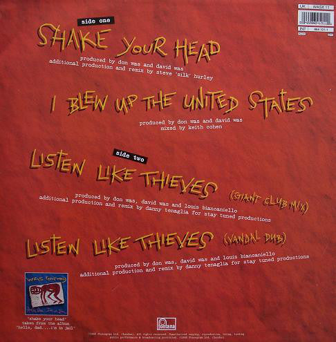 Was (Not Was) : Shake Your Head (12", Single)