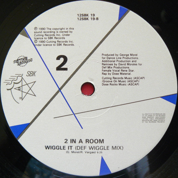 2 In A Room : Wiggle It (12")