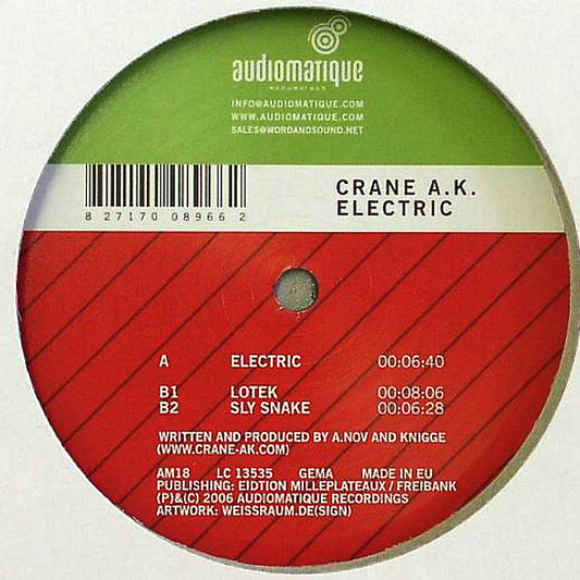 Crane A.K. : Electric (12")