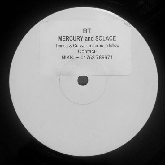 BT : Mercury & Solace (12", S/Sided, W/Lbl, Sti)