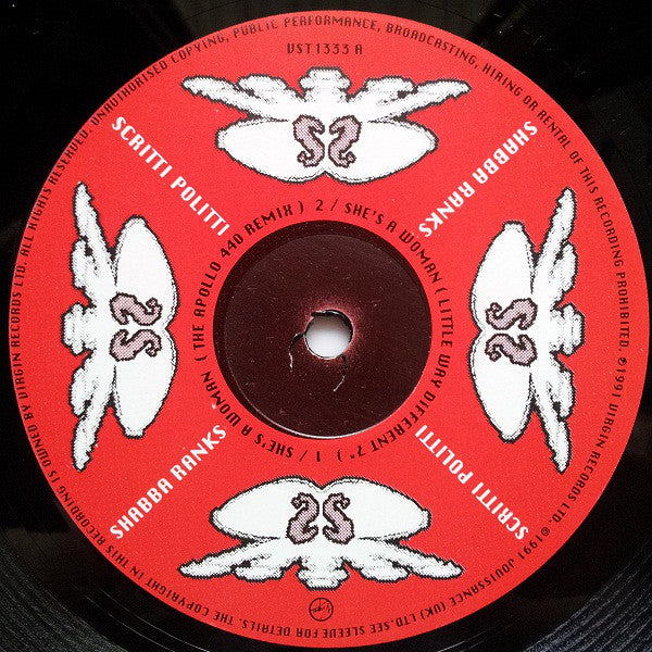 Scritti Politti + Shabba Ranks : She's A Woman (12", Single)