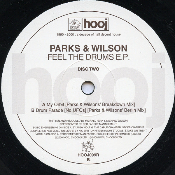 Parks & Wilson : Feel The Drums E.P. (12", EP, 2/2)