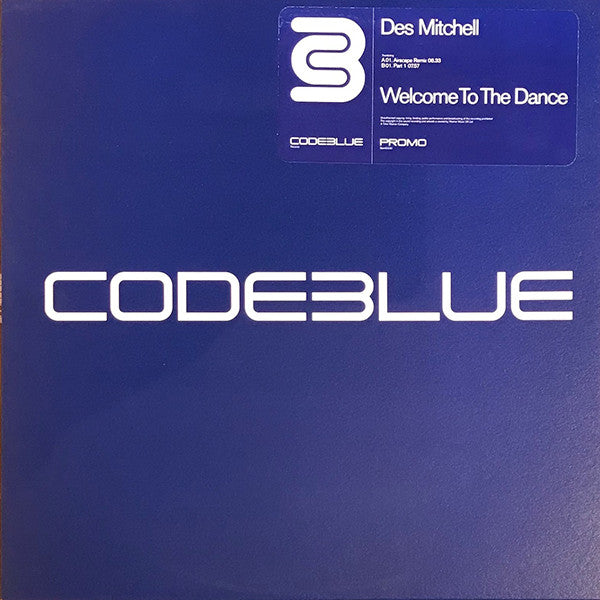 Des Mitchell : Welcome To The Dance (12", Promo)