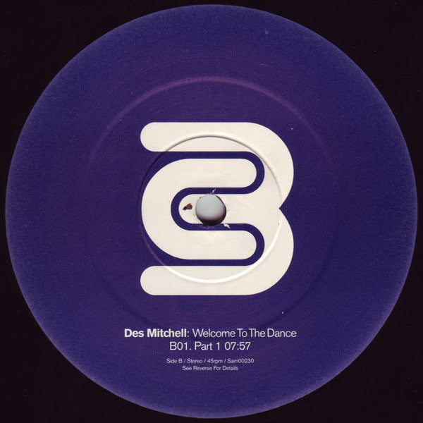 Des Mitchell : Welcome To The Dance (12", Promo)