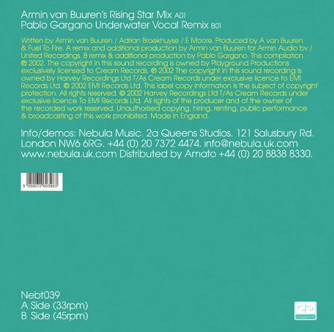 Armin van Buuren Presents Perpetuous Dreamer : The Sound Of Goodbye (12")