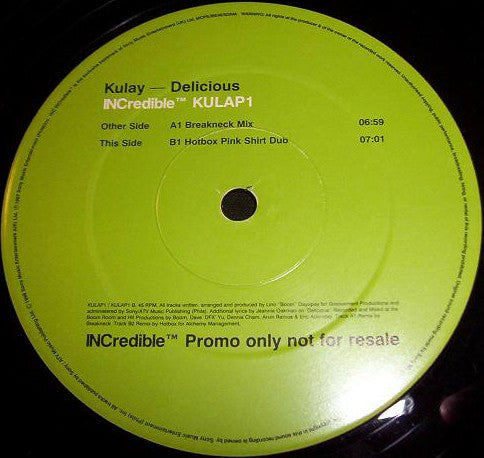 Kulay : Delicious (12", Promo)
