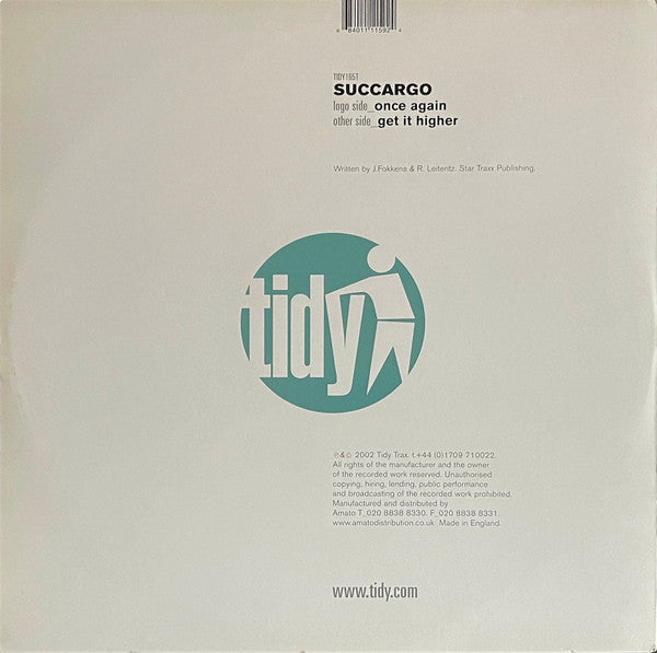 Succargo : Once Again / Get It Higher (12")