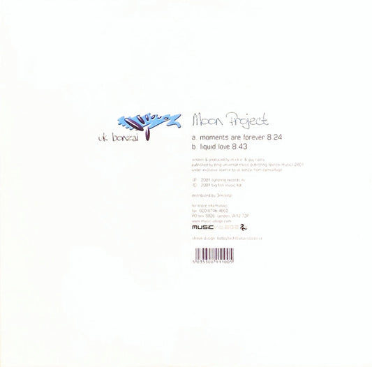 Moon Project : Moments Are Forever / Liquid Love (12")