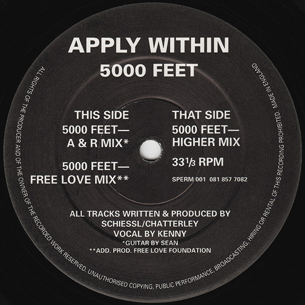 Apply Within : 5000 Feet (12")