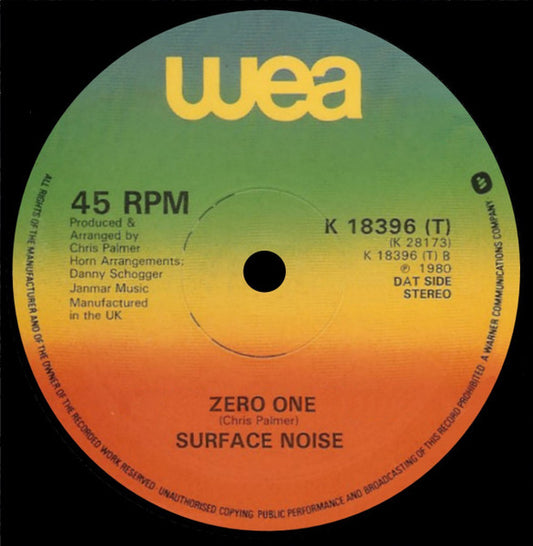 Surface Noise : Right Between The Eyes (12")