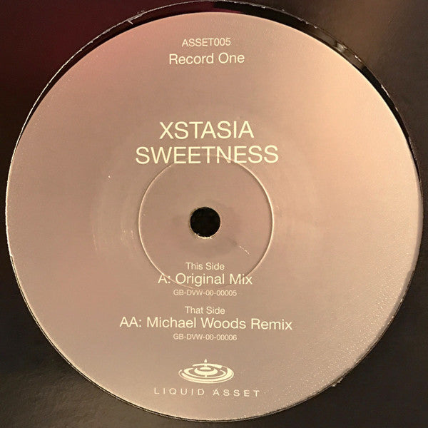 Xstasia : Sweetness (2x12", Promo)