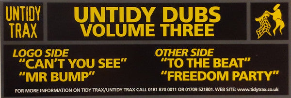 Various : Untidy Dubs Volume Three (12")