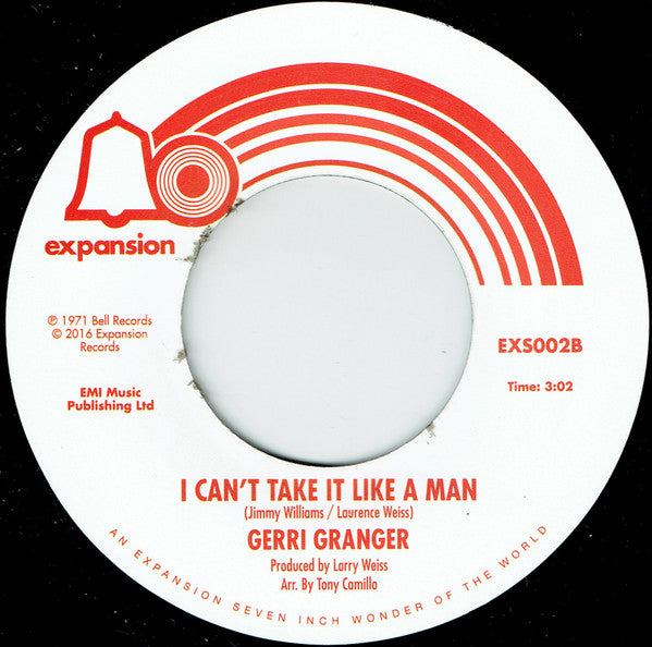 Gerri Granger : I Go To Pieces (Everytime...) / I Can't Take It Like A Man (7")