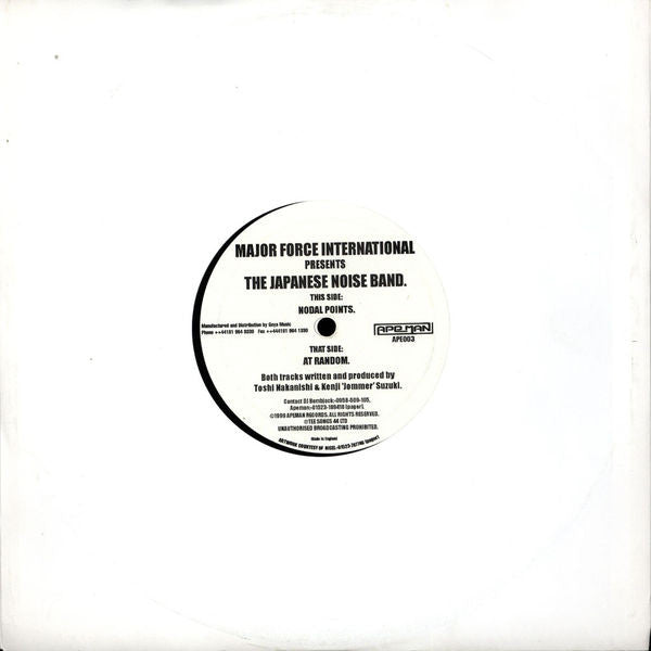 The Japanese Noise Band : Nodal Points / At Random (10")