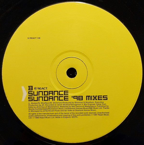 Sundance : Sundance '98 Mixes (12")