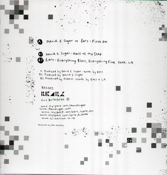 David Sugar vs. Ears : David E. Sugar vs. Ears E.P. (12")