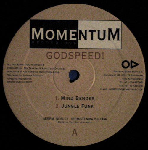 Godspeed (6) : Mind Bender (12")