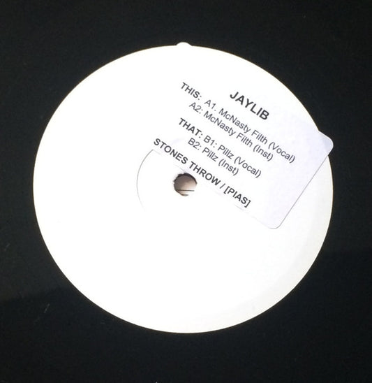Jaylib : McNasty Filth / Pillz (12", W/Lbl)