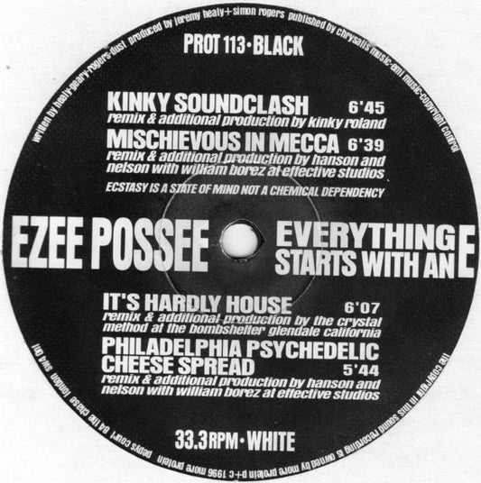 Ezee Possee* : Everything Starts With An E (12")