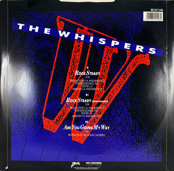 The Whispers : Rock Steady (12", Pic)