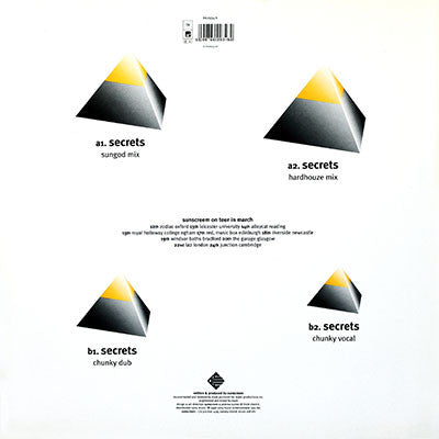 Sunscreem : Secrets (12")