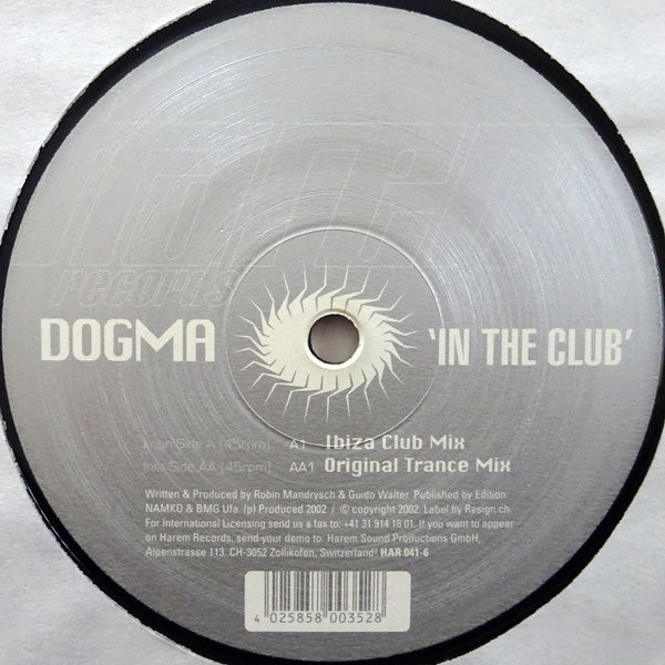 Dogma : In The Club (12")