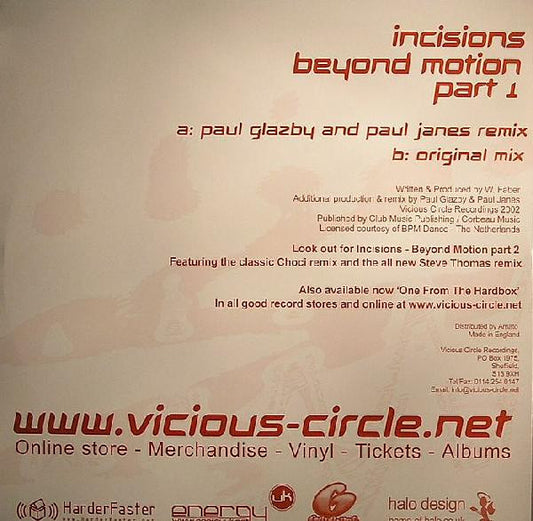 Incisions : Beyond Motion (12", 1/2)