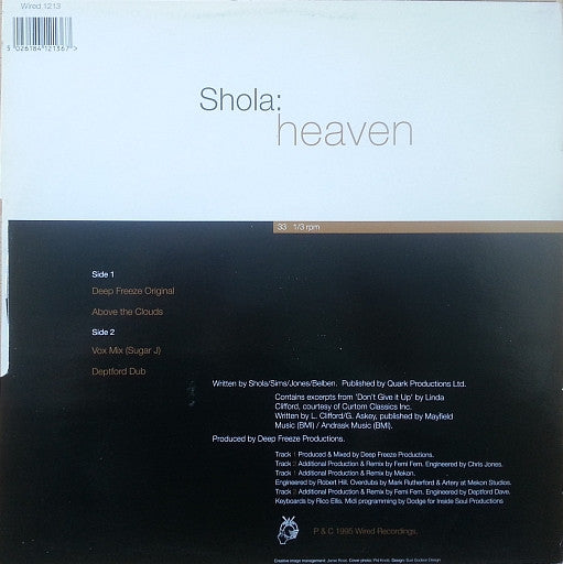 Shola* : Heaven (12", Single)