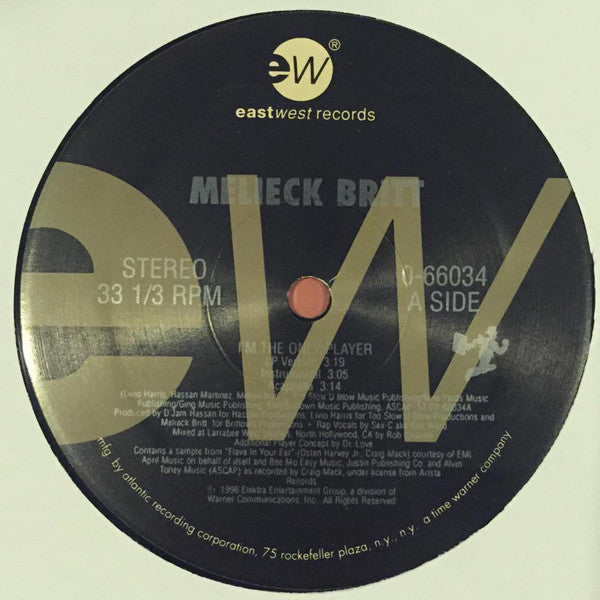 Melieck Britt : I'm The Only Player (12")