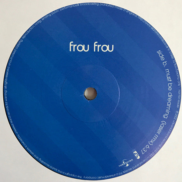 Frou Frou : Must Be Dreaming (12", Promo)