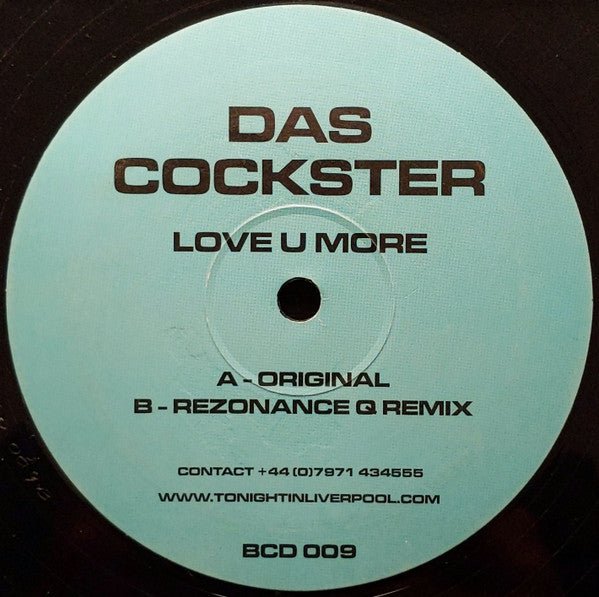 Das Cockster : Love U More (12")