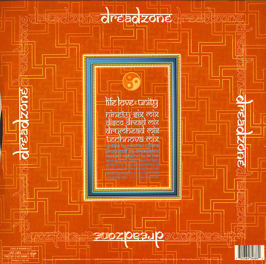 Dreadzone : Life Love & Unity (12", Single, Ltd)