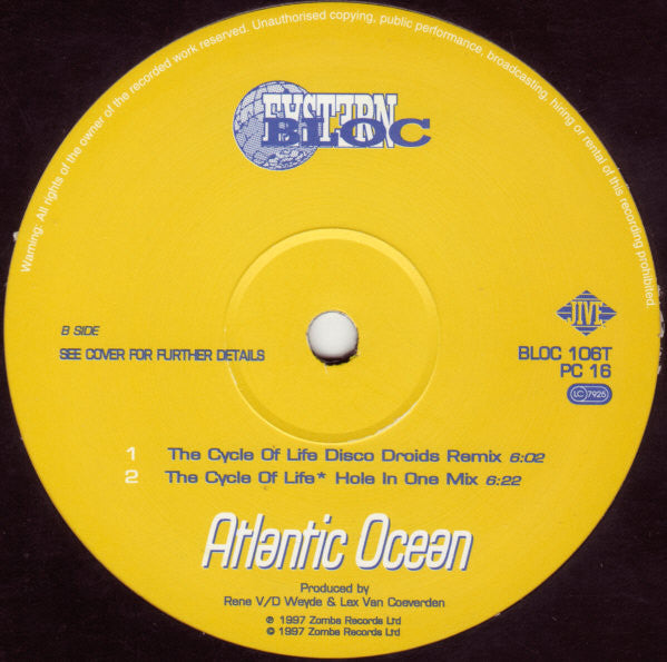 Atlantic Ocean : The Cycle Of Life (12")