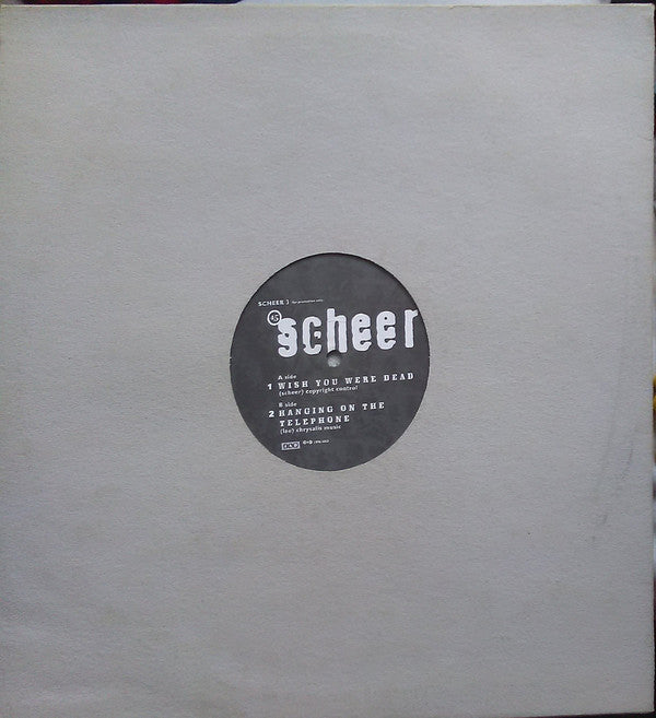 Scheer : Wish You Were Dead (12", Promo)