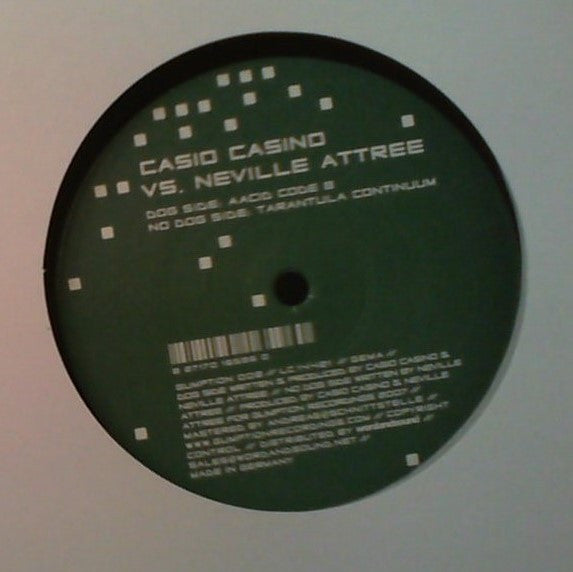 Casio Casino vs. Neville Attree : Tarantula Continuum (12")