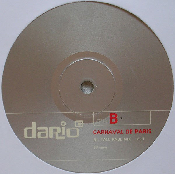 Dario G : Carnaval De Paris (12", Single)