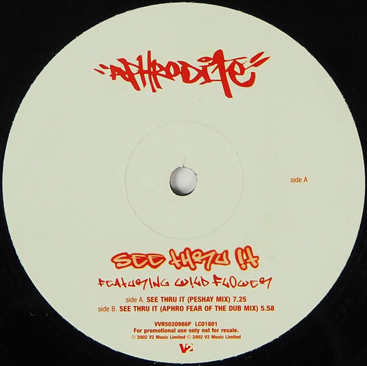 Aphrodite : See Thru It (12", Promo)