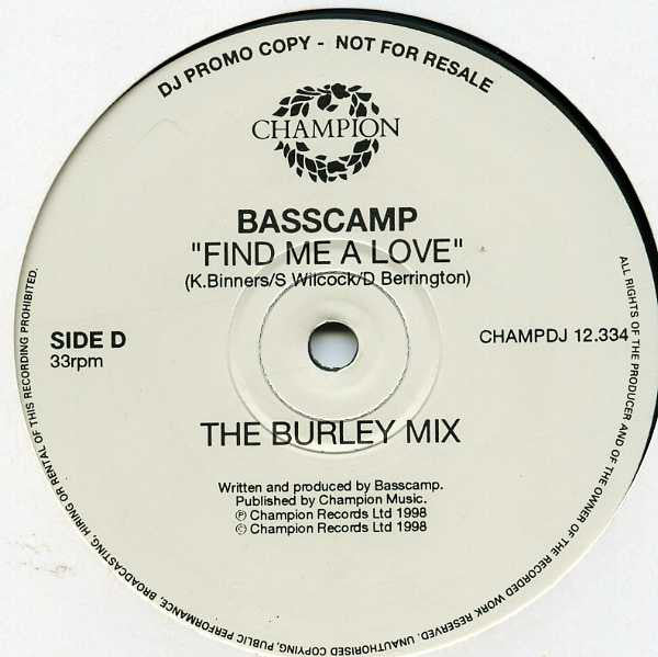 Basscamp : Find Me A Love (2x12", Promo)