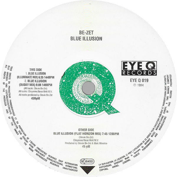 Be-Zet* : Blue Illusion (12")
