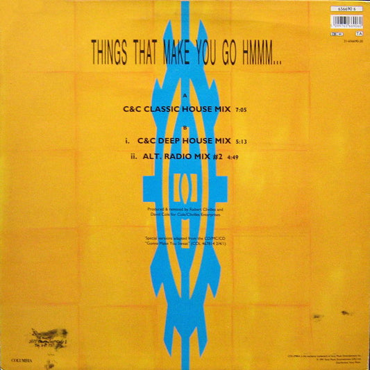 C + C Music Factory Featuring Freedom Williams : Things That Make You Go Hmmm... (12", Single)